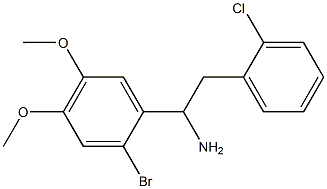 1-(2-bromo-4,5-dimethoxyphenyl)-2-(2-chlorophenyl)ethan-1-amine