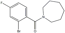 1-(2-bromo-4-fluorobenzoyl)azepane Structure