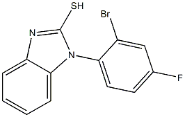 1-(2-bromo-4-fluorophenyl)-1H-1,3-benzodiazole-2-thiol Structure