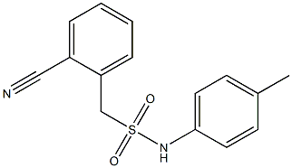 1-(2-cyanophenyl)-N-(4-methylphenyl)methanesulfonamide Structure