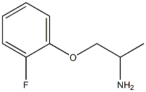 1-(2-fluorophenoxy)propan-2-amine 化学構造式