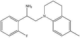 1-(2-fluorophenyl)-2-(6-methyl-1,2,3,4-tetrahydroquinolin-1-yl)ethan-1-amine Structure