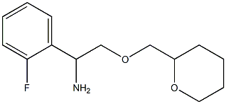 1-(2-fluorophenyl)-2-(oxan-2-ylmethoxy)ethan-1-amine Struktur