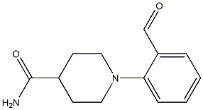 1-(2-formylphenyl)piperidine-4-carboxamide