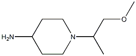 1-(2-methoxy-1-methylethyl)piperidin-4-amine,,结构式