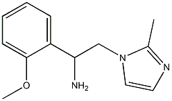 1-(2-methoxyphenyl)-2-(2-methyl-1H-imidazol-1-yl)ethanamine Structure