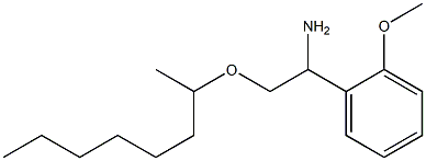 1-(2-methoxyphenyl)-2-(octan-2-yloxy)ethan-1-amine,,结构式