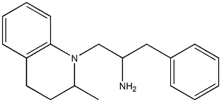 1-(2-methyl-1,2,3,4-tetrahydroquinolin-1-yl)-3-phenylpropan-2-amine Struktur