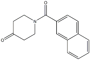 1-(2-naphthoyl)piperidin-4-one Structure