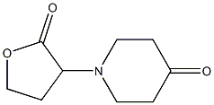1-(2-oxooxolan-3-yl)piperidin-4-one Structure