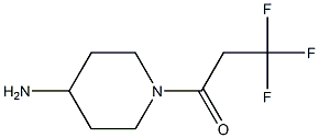 1-(3,3,3-trifluoropropanoyl)piperidin-4-amine,,结构式