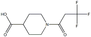 1-(3,3,3-trifluoropropanoyl)piperidine-4-carboxylic acid Struktur