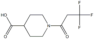 1-(3,3,3-trifluoropropanoyl)piperidine-4-carboxylic acid Structure