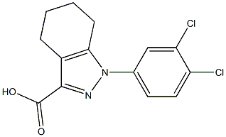 1-(3,4-dichlorophenyl)-4,5,6,7-tetrahydro-1H-indazole-3-carboxylic acid Structure