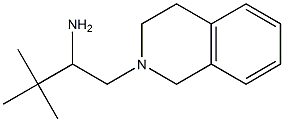 1-(3,4-dihydroisoquinolin-2(1H)-yl)-3,3-dimethylbutan-2-amine 结构式