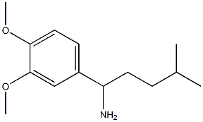  1-(3,4-dimethoxyphenyl)-4-methylpentan-1-amine