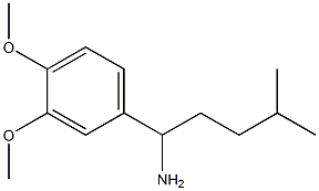 1-(3,4-dimethoxyphenyl)-4-methylpentan-1-amine