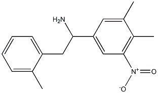 1-(3,4-dimethyl-5-nitrophenyl)-2-(2-methylphenyl)ethan-1-amine|