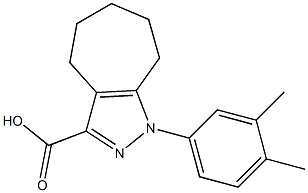 1-(3,4-dimethylphenyl)-1,4,5,6,7,8-hexahydrocyclohepta[c]pyrazole-3-carboxylic acid|