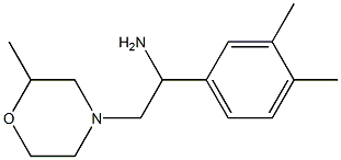 1-(3,4-dimethylphenyl)-2-(2-methylmorpholin-4-yl)ethan-1-amine