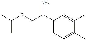 1-(3,4-dimethylphenyl)-2-(propan-2-yloxy)ethan-1-amine