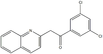 1-(3,5-dichlorophenyl)-2-(quinolin-2-yl)ethan-1-one