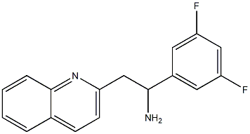  1-(3,5-difluorophenyl)-2-(quinolin-2-yl)ethan-1-amine