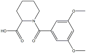 1-(3,5-dimethoxybenzoyl)piperidine-2-carboxylic acid