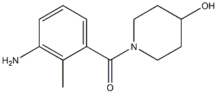 1-(3-amino-2-methylbenzoyl)piperidin-4-ol,,结构式