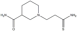 1-(3-amino-3-thioxopropyl)piperidine-3-carboxamide,,结构式