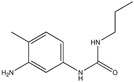 1-(3-amino-4-methylphenyl)-3-propylurea,,结构式