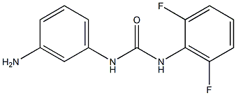 1-(3-aminophenyl)-3-(2,6-difluorophenyl)urea,,结构式