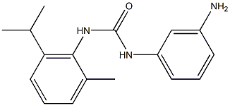 1-(3-aminophenyl)-3-[2-methyl-6-(propan-2-yl)phenyl]urea Structure