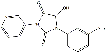 1-(3-aminophenyl)-5-hydroxy-3-(pyridin-3-yl)imidazolidine-2,4-dione