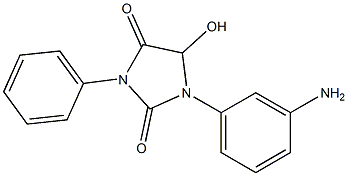 1-(3-aminophenyl)-5-hydroxy-3-phenylimidazolidine-2,4-dione