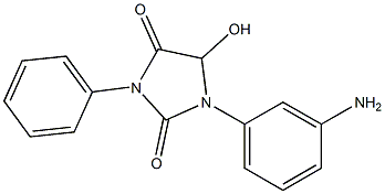  1-(3-aminophenyl)-5-hydroxy-3-phenylimidazolidine-2,4-dione