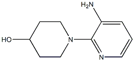 1-(3-aminopyridin-2-yl)piperidin-4-ol Structure