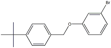 1-(3-bromophenoxymethyl)-4-tert-butylbenzene Struktur