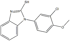  1-(3-chloro-4-methoxyphenyl)-1H-1,3-benzodiazole-2-thiol