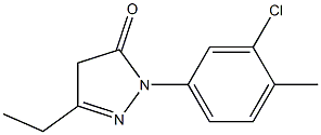 1-(3-chloro-4-methylphenyl)-3-ethyl-4,5-dihydro-1H-pyrazol-5-one