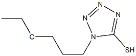 1-(3-ethoxypropyl)-1H-1,2,3,4-tetrazole-5-thiol,,结构式