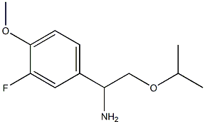 1-(3-fluoro-4-methoxyphenyl)-2-(propan-2-yloxy)ethan-1-amine