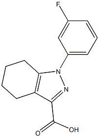 1-(3-fluorophenyl)-4,5,6,7-tetrahydro-1H-indazole-3-carboxylic acid Structure