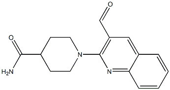  1-(3-formylquinolin-2-yl)piperidine-4-carboxamide