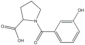  1-(3-hydroxybenzoyl)pyrrolidine-2-carboxylic acid