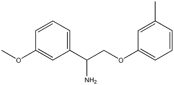 1-(3-methoxyphenyl)-2-(3-methylphenoxy)ethanamine Structure