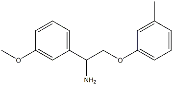  1-(3-methoxyphenyl)-2-(3-methylphenoxy)ethanamine