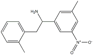 1-(3-methyl-5-nitrophenyl)-2-(2-methylphenyl)ethan-1-amine