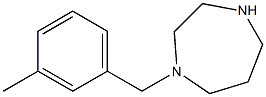 1-(3-methylbenzyl)-1,4-diazepane 结构式