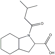 1-(3-methylbutanoyl)octahydro-1H-indole-2-carboxylic acid